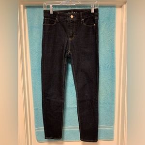 WHITE HOUSE BLACK MARKET WOMENS THE SKINNY CROP JEANS SIZE 2